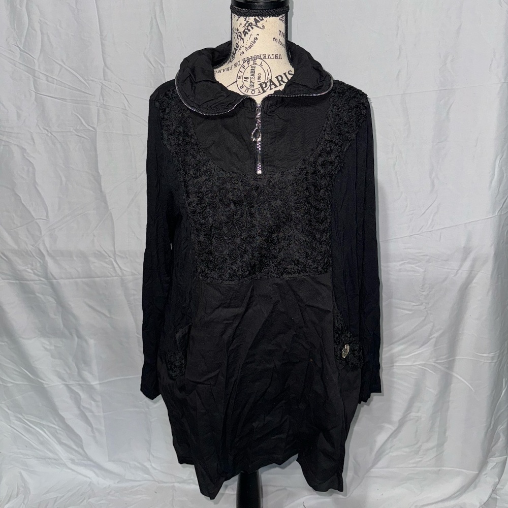 Blouse with Zipper